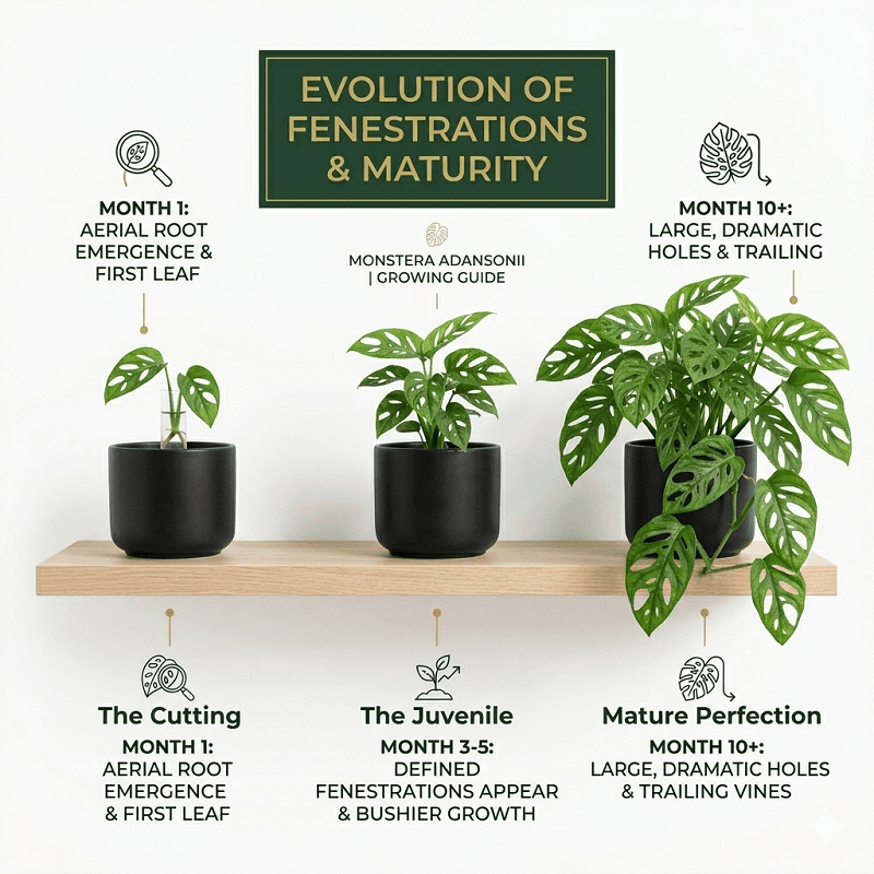 Monstera Adansonii Plant Seasonal care