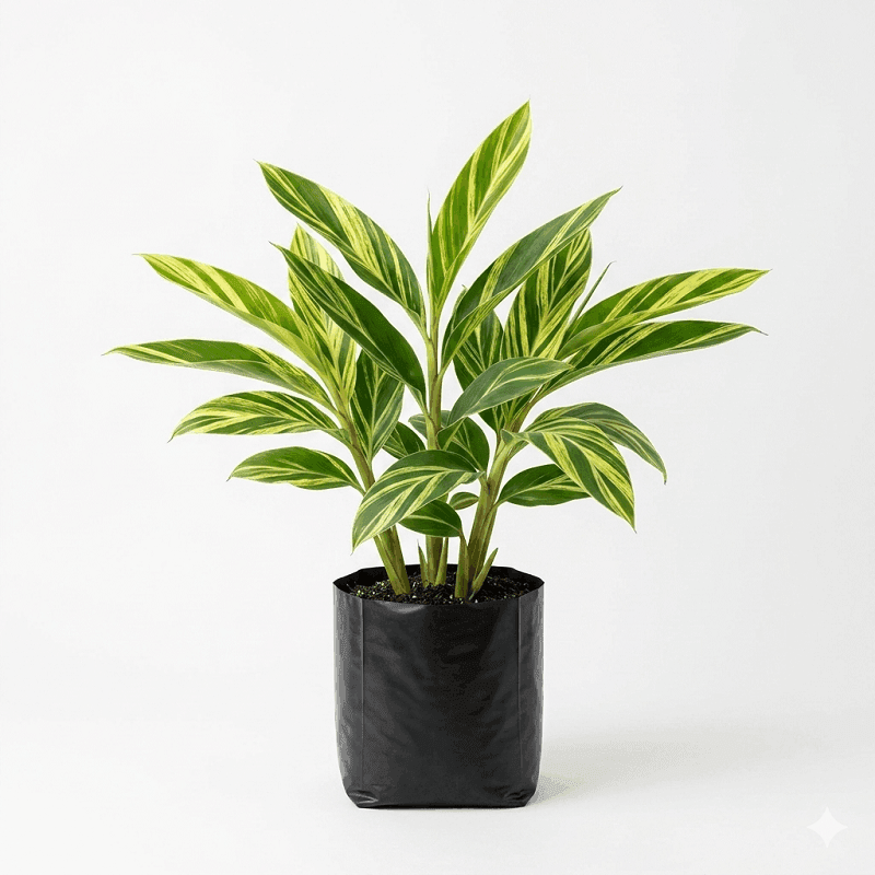 Variegated Shell Ginger Plant